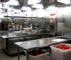 photo of industrial kitchen