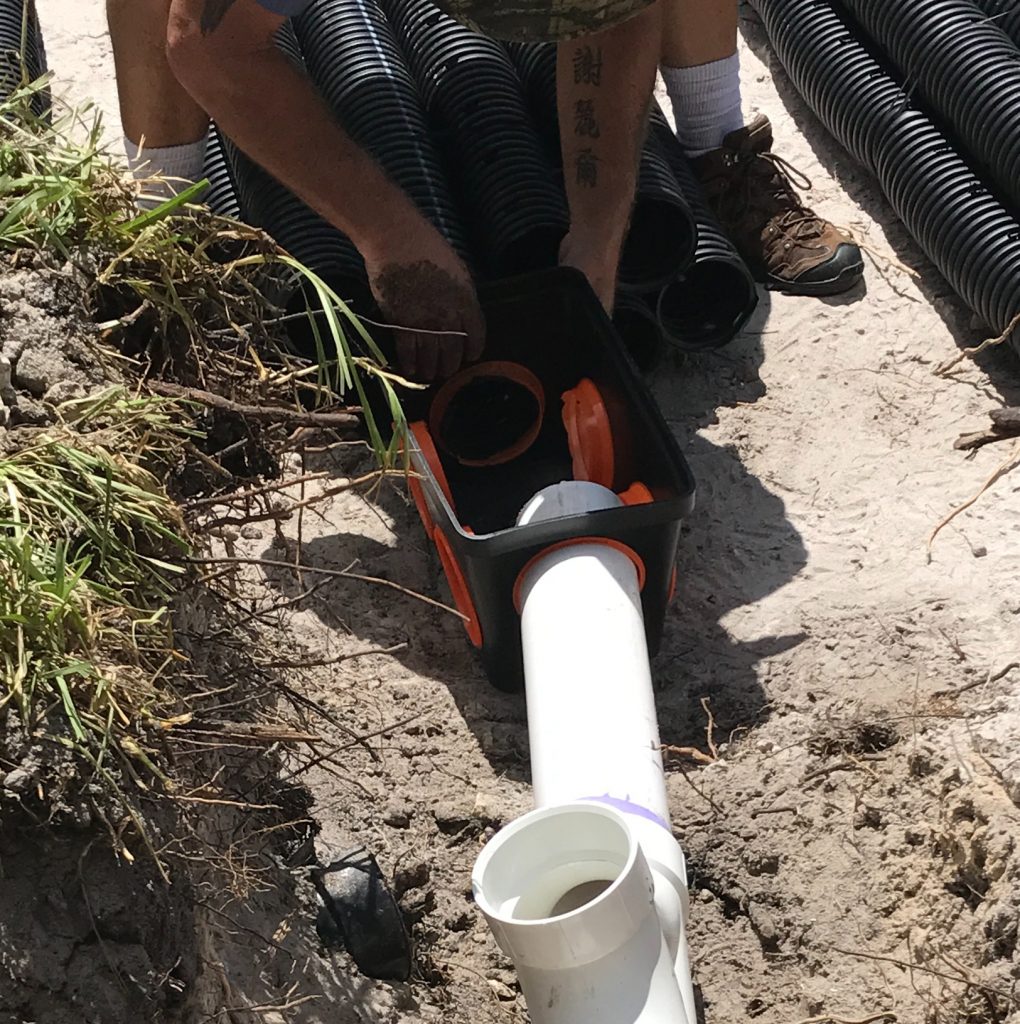 installing a drainfield