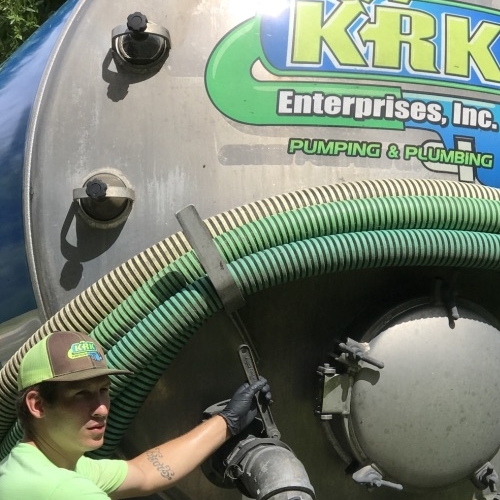 A KRK Enterprises Vacuum Truck