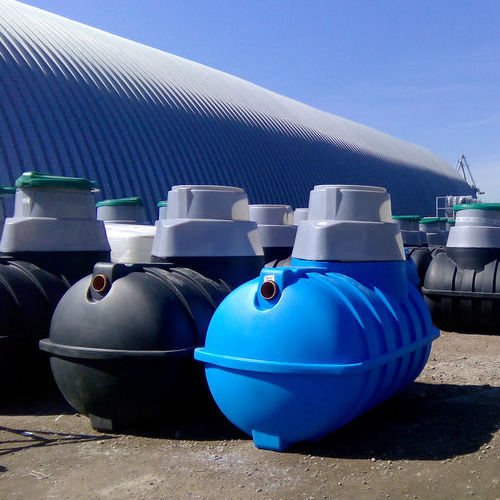 A Row of Septic Tank Vessels